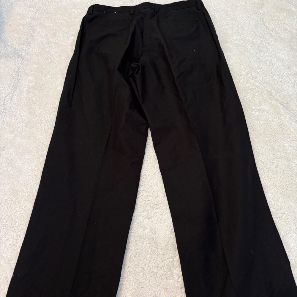 JCrew Chino Pants Mens 34x32 Black Preppy Cotton Office Workwear Career Business - Picture 3 of 6